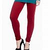 Maroon woolen legging