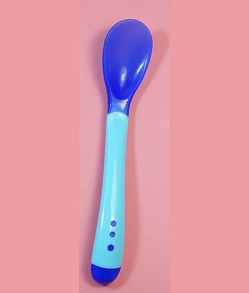 Baby feeding temperature sensing safe spoon Momiffy