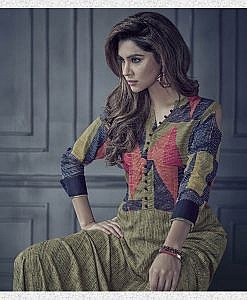 Designer Long Rayon Kurti