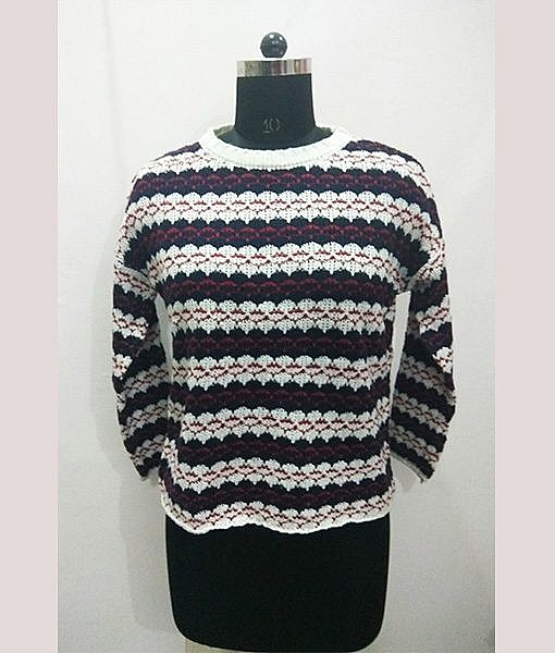 Soft loose woolen sweater