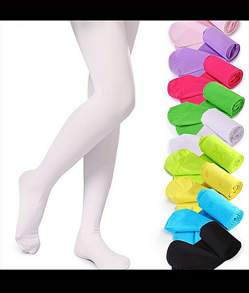 Very soft baby girl closed toe tights 