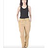 Women cotton pants Beige