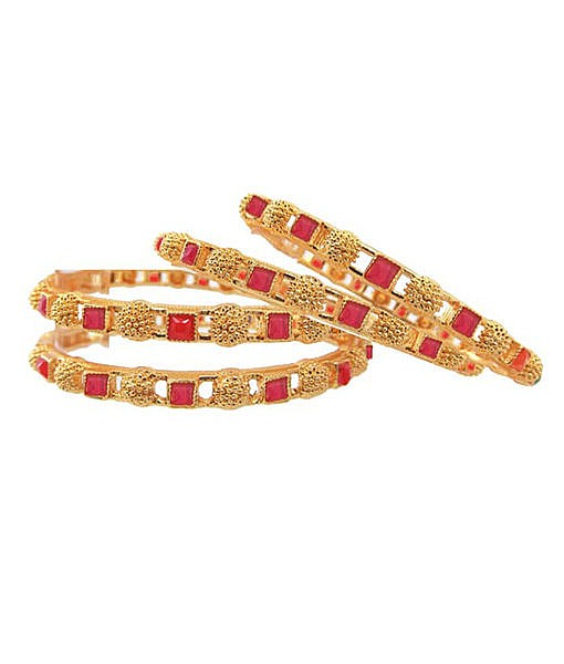 Gold plated Metal Kada bangles