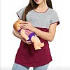 Maroon feeding nursing top