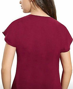 Maroon feeding nursing top