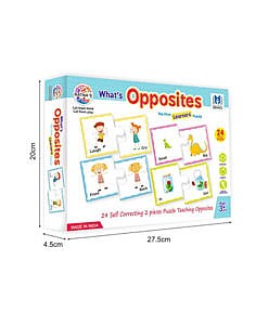 Match and learn opposites puzzles