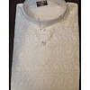 White Boys Cotton Ethnic Wear Kurta Payjama With Chikan Embroidery