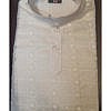 White Boys Cotton Ethnic Wear Kurta Payjama With Chikan Embroidery