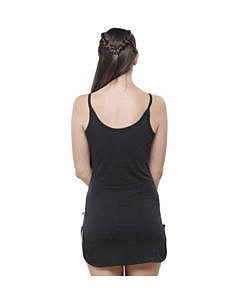 Lovable Daisy Dee Long Cotton Camisole Black