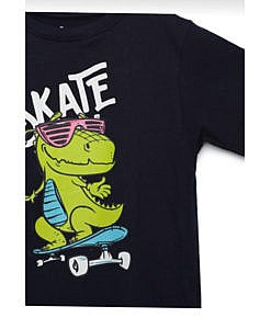 Kids Navy Blue Diano Skate T Shirt