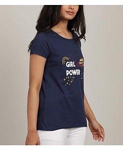 Women regular fit cotton t shirt