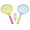 Plastic badminton racket with ball and shuttle kit set