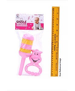 Giggle Wiggle Musical Rattles (Pink)