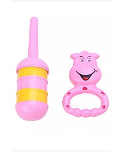 Giggle Wiggle Musical Rattles (Pink)