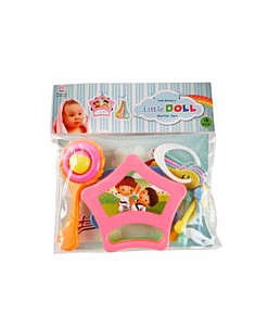 Little Doll 4 Pcs Rattle set