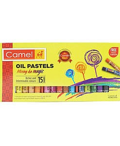 Camel Oil Pastels with free pencil