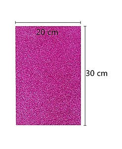 Foam glitter sheets set of 10