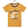 Mustard Yellow Base ball T shirt