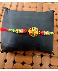 Flower design designer Rakhi for Rakhshabandhan