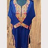 Navy Blue Winter warm Kashmiri embroidery phiran