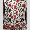 White winter warm Kashmiri embroidery Stole