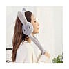 Grey bunny ear muffs with moving ears