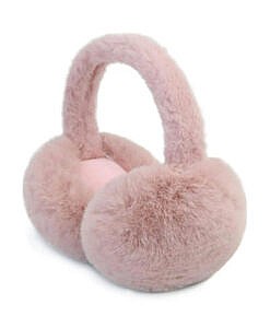 Brown foldable ear muffs