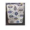 Evil eye with silver crystal print high quality rectangle pocket mirror