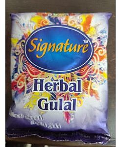 Purple signature herbal eco friendly gulal